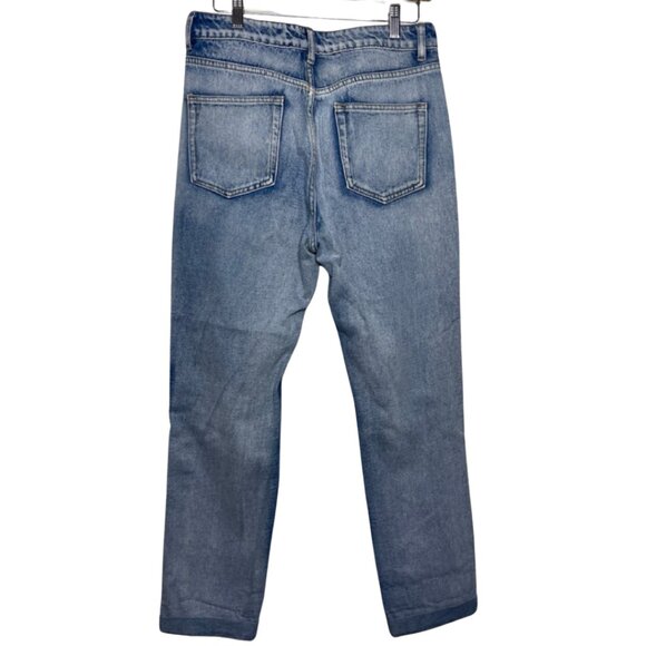 THE ROCKN REV | Women's Casual Light Wash Distressed Jeans | Size 12 - Picture 8 of 13